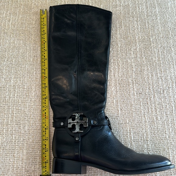 New… TORY BURCH Riding boots in black size 7.5 - Picture 7 of 7